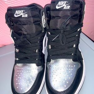 Air Jordans 1s Sliver Toe